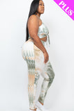 Mel Tye Dye Leggings Set Plus