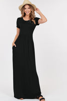 Short Sleeve Maxi Dress