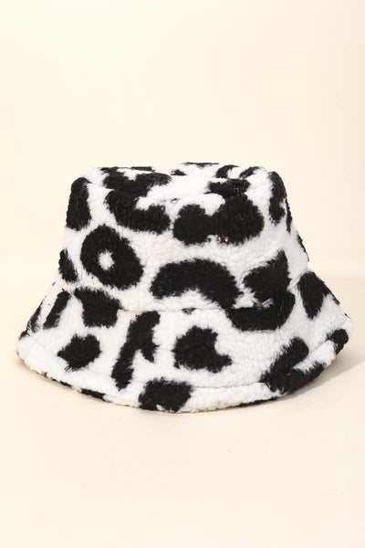 Animal Print Faux Fur Hats