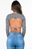 Chelsey Plaid Crop Top