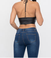 Amber Cropped Halter