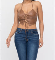 Amber Cropped Halter