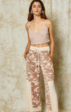 Camo Wideleg Pants