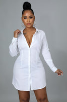 Jane Corset Shirt Dress