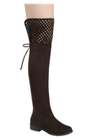 Valanecia Knee-high Boots - Brown